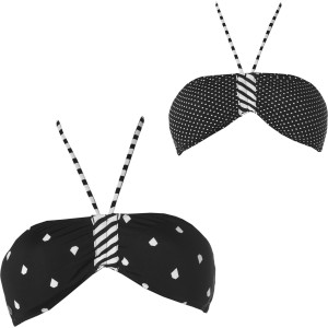 Volcom Slightly Stoned Reversible Bandeau Bikini Top - Women's