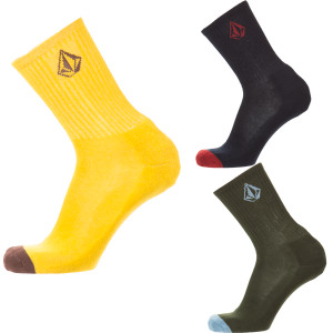 Volcom Solid Sock - 3-Pack - Men's