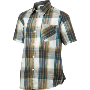 Volcom Ex Factor Button-Down Plaid Shirt - Short-Sleeve - Boys'