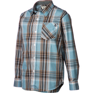 Volcom Ex Factor Plaid Shirt - Long-Sleeve - Boys'