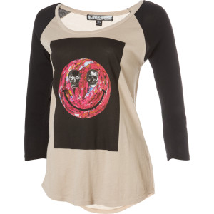 Volcom Skull Smeyes Rocker T-Shirt - 3/4 Sleeve - Women's - 2012