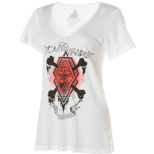 Volcom Yae Bones Boyfriend V-Neck T-Shirt - Short-Sleeve - Women's