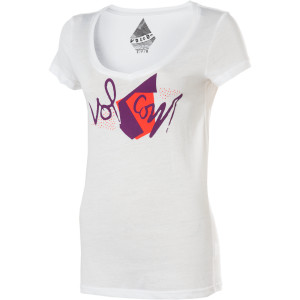 Volcom Scripterrr Slim Scoop V-Neck T-Shirt - Short-Sleeve - Women's