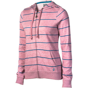 Volcom Moclov Striped Full-Zip Sweatshirt - Women's