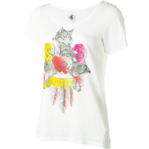 Volcom Wolves Of A Feather Boyfriend Crew - Short-Sleeve - Women's
