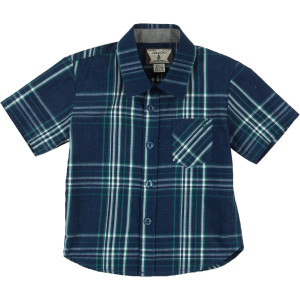 Volcom Why Factor Plaid Shirt - Short-Sleeve - Toddler Boys'