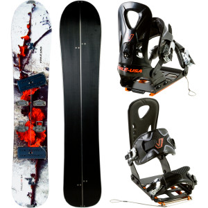Mojo Rx Light Rail Split Snowbard Package