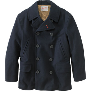 Woolrich Dock Worker Pea Coat - Men's