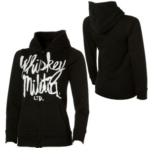Whiskey Militia Spill Script Full-Zip Hooded Sweatshirt - Women's