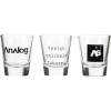 Analog Salute Shot Glasses - 3-Pack 
