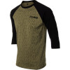 Small Wordmark Baseball T-Shirt - 3/4-Sleeve - Men's
