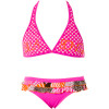 Circle Of Love Shauna Reversible Halter Swim Suit - Girls'