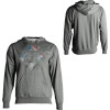 Overlay Pullover Hooded Sweatshirt - Men's