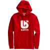 Burton Logo Vertical Pullover Hooded Sweatshirt - Men's