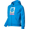 Logo Fill Palette Stripes Basic Full-Zip Hoodie - Girls'