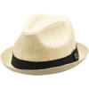 Coal Considered Harwood Paper Straw Fedora