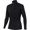 Wool Zip-Neck Long Sleeve Base Layer