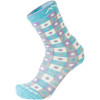 Merino Wool Dots and Squares Light Sock - Women's