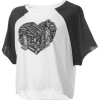 Heart Cabin Raglan Shirt - Short-Sleeve - Women's