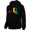 Rasta Panda Full-Zip Hoodie - Men's