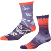 Sunrise/Twig Sock - 2 Pack - Girls'