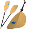 Harmony Sea Passage Paddle - Glass Nylon Blade/Aluminum Shaft