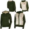 Hemp Hoodlamb Furry Reversible Full-Zip Hooded Sweatshirt - Women's