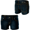 Hurley 81 Skinny Cut Off Denim Short - Women's