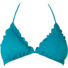 One and Only Solids Ruffle Triangle Bikini Top - Women's