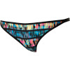 Record Scratch Brazilian Strap Side Bikini Bottom - Women's