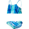 Looking Glass Crop Top &amp; Retro with Ties Swimsuit - Girls'