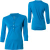 Icebreaker Superfine150 Henley Lite Top - 3/4 Sleeve - Women's