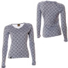 Icebreaker BodyFit+ 200 Oasis Print V-Neck Top - Women's
