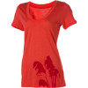 Superfine 150 Tech V-Neck Toi Toi Top - Short-Sleeve - Women's