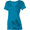 Superfine 150 Tech V-Neck Toi Toi Top - Short-Sleeve - Women's