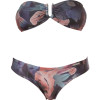 Psych Floral Bandeau Bikini Set - Women's