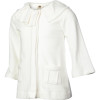 Sherpa Pleated Ruffle Jacket - Girls'