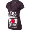 Mad Love Deep V-Neck T-Shirt -Short-Sleeve - Women's