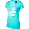 Hustle Trees Deep V-Neck T-Shirt - Short-Sleeve - Women's
