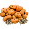 Wood Grip Climbing Holds - 25 Pack