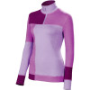 Color Block Zip-Neck Sweater - Women's