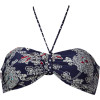 Blue Skies Floral Tahina Bandeau Bikini Top - Women's