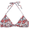 Vintage Posy Beach Bow Halter Bikini Top - Women's