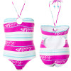 Roxy Go With the Flow Slip N Slide Swimsuit - Girls'