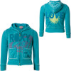Roxy Burnin Up Full-Zip Hooded Sweatshirt - Little Girls'