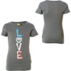 Roxy Fingerprint Love Shirt - Short-Sleeve - Girls'