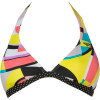 Roxy Stop And Glow Print 70's D Cup Halter Bikini Top - Women's