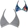 Wild At Heart 70's Halter Reversible D-Cup Bikini Top - Women's