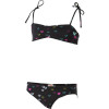 Heart + Soul Shirred Bandeau Swim Set - Girls'
