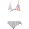 Wild Tides Rio Wrapped T-Halter Fringe Swim Set - Girls'